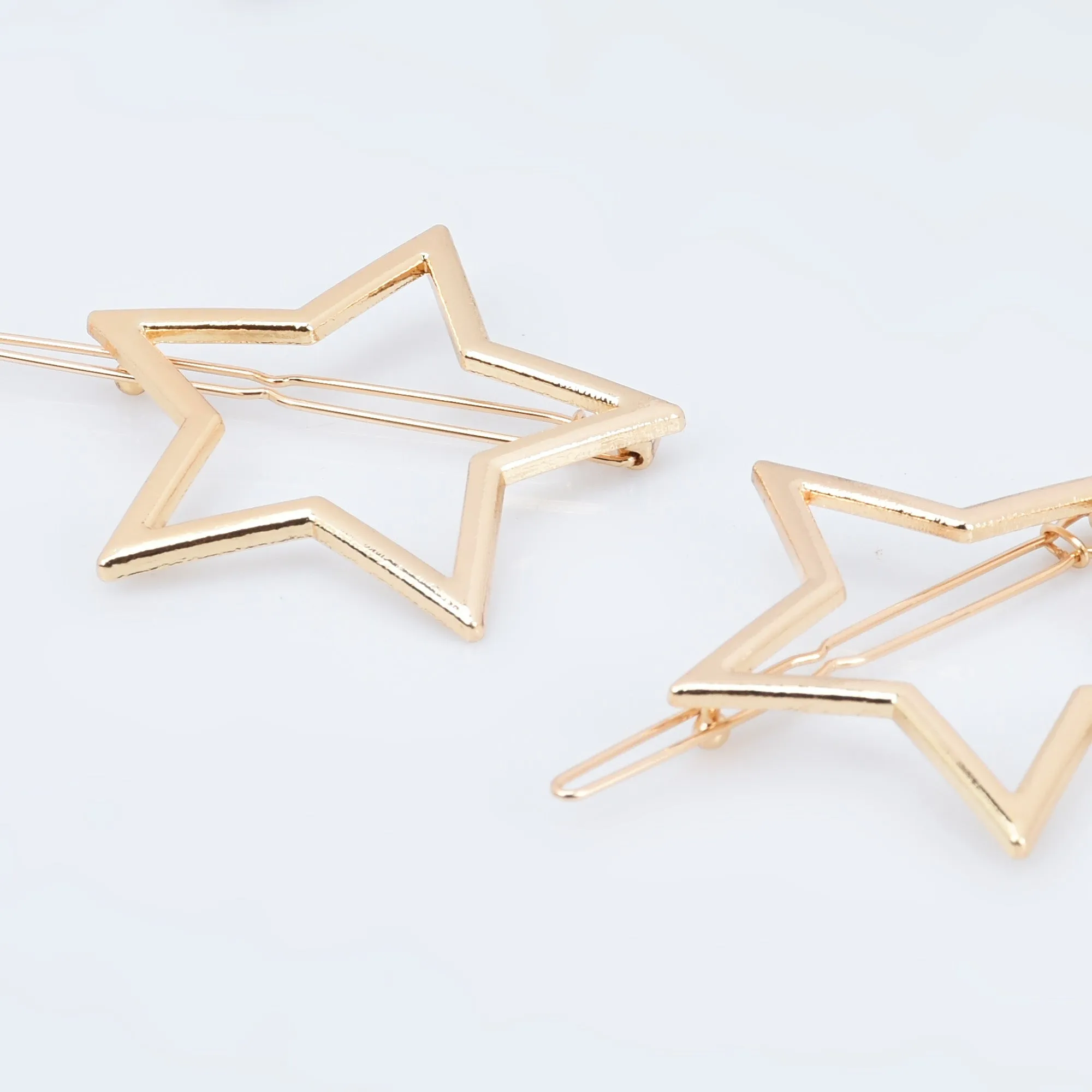 1 3/4 Alloy Circle hair clip Stylish Hair Clip Minimalist Hair Clips Hair star Hair Accessory 5pcs 102910