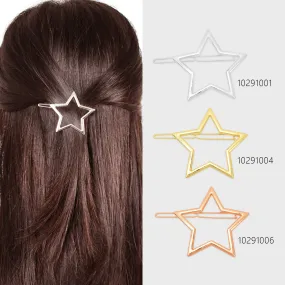 1 3/4 Alloy Circle hair clip Stylish Hair Clip Minimalist Hair Clips Hair star Hair Accessory 5pcs 102910