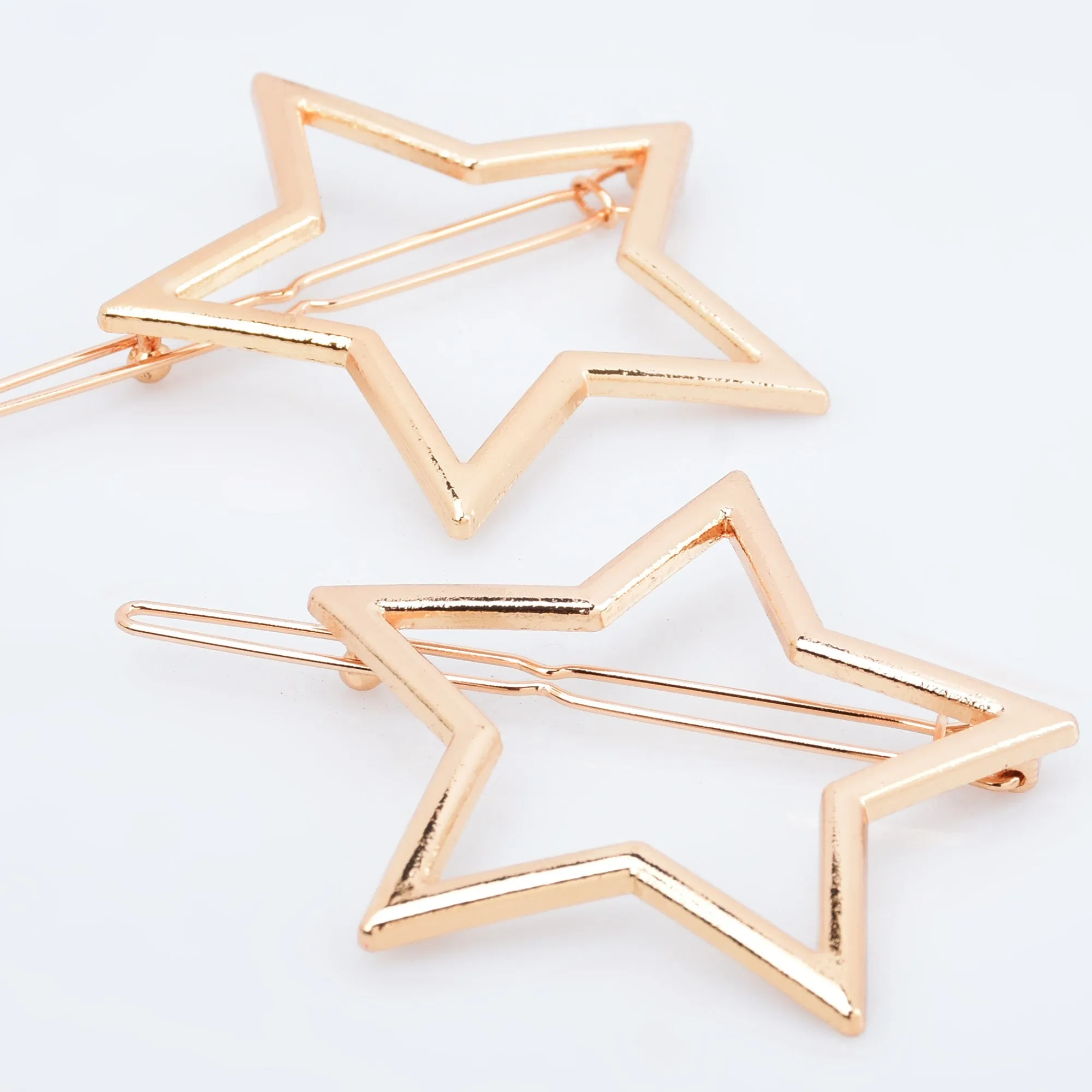 1 3/4 Alloy Circle hair clip Stylish Hair Clip Minimalist Hair Clips Hair star Hair Accessory 5pcs 102910