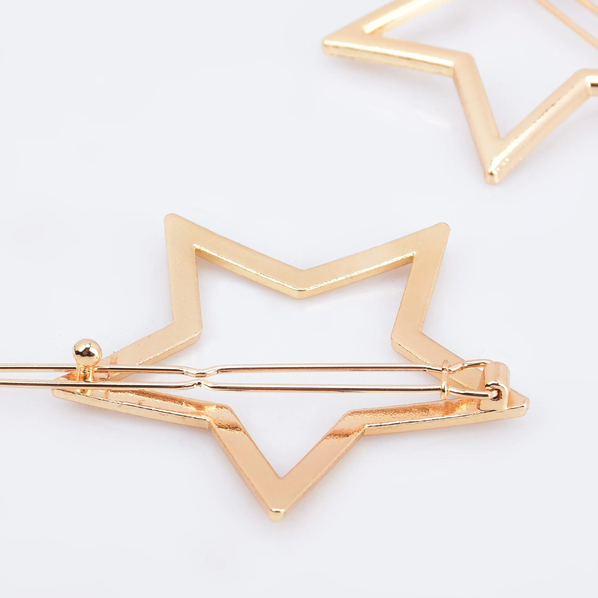 1 3/4 Alloy Circle hair clip Stylish Hair Clip Minimalist Hair Clips Hair star Hair Accessory 5pcs 102910