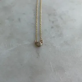 14K GOLD GRACE PENDANT — NO STONE