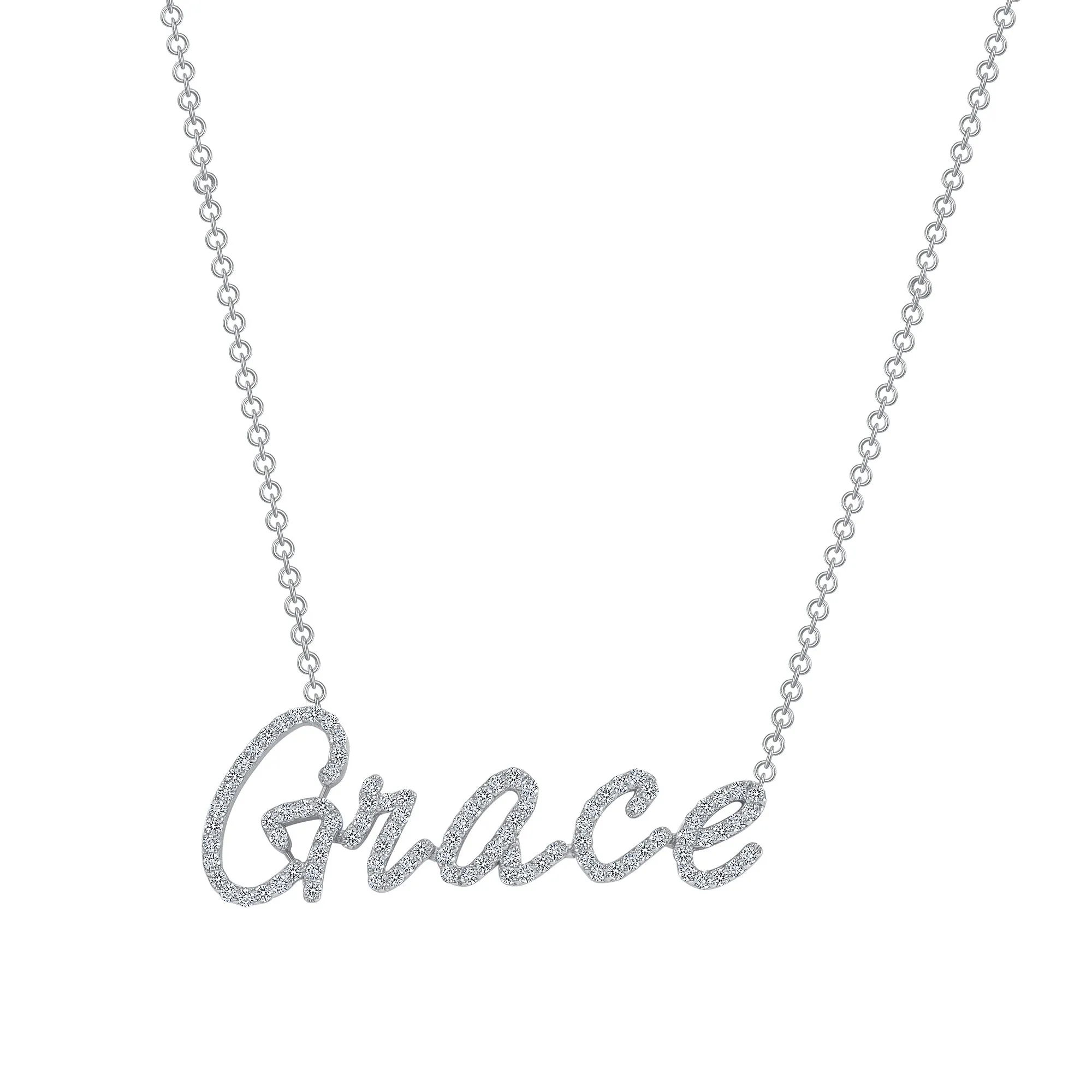 14K Gold Large Custom Name Necklace