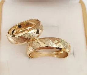 18K Gold Wedding Rings