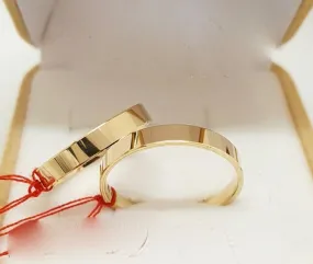 18K Gold Wedding Rings