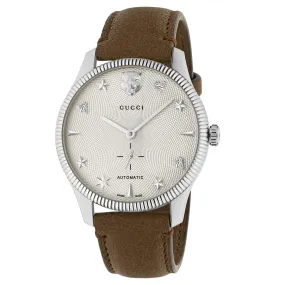 40MM GUCCI G-TIMELESS AUTOMATIC WATCH WITH GUILLOCHE DIAL