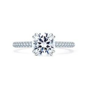 A.Jaffe Diamond Solitaire Semi-Mount Engagement Ring (0.47 ct. tw.)