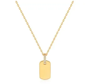 Ania Haie Glam RockTag Pendant Necklace