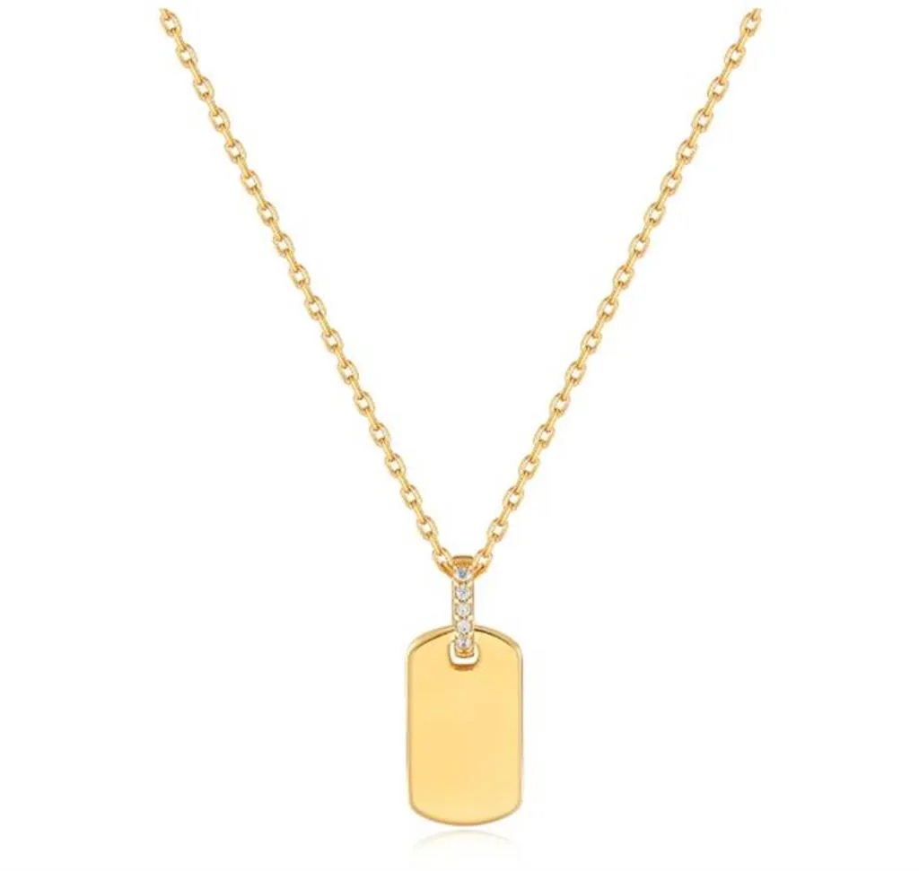 Ania Haie Glam RockTag Pendant Necklace