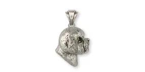 Bichon Frise Pendant Jewelry Sterling Silver Handmade Dog Pendant BF23-P