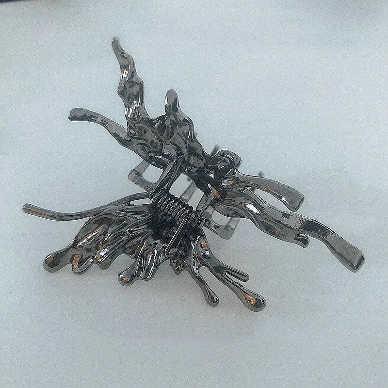 Big Metal Butterfly Claw Clip