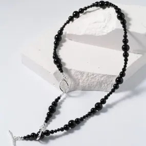 Black Onyx Gradual Gemstones Necklaces