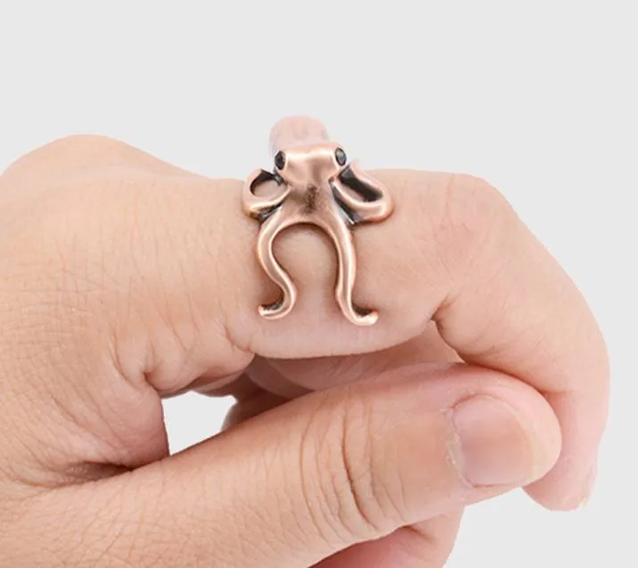 Bobbing Octopus Ring