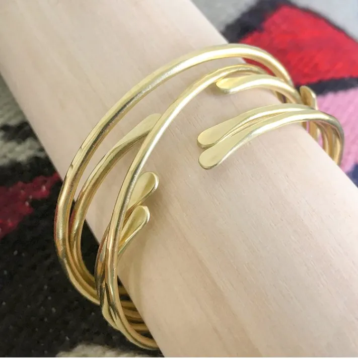 Bonnie Bracelet :: Hand Forged Brass Bracelet