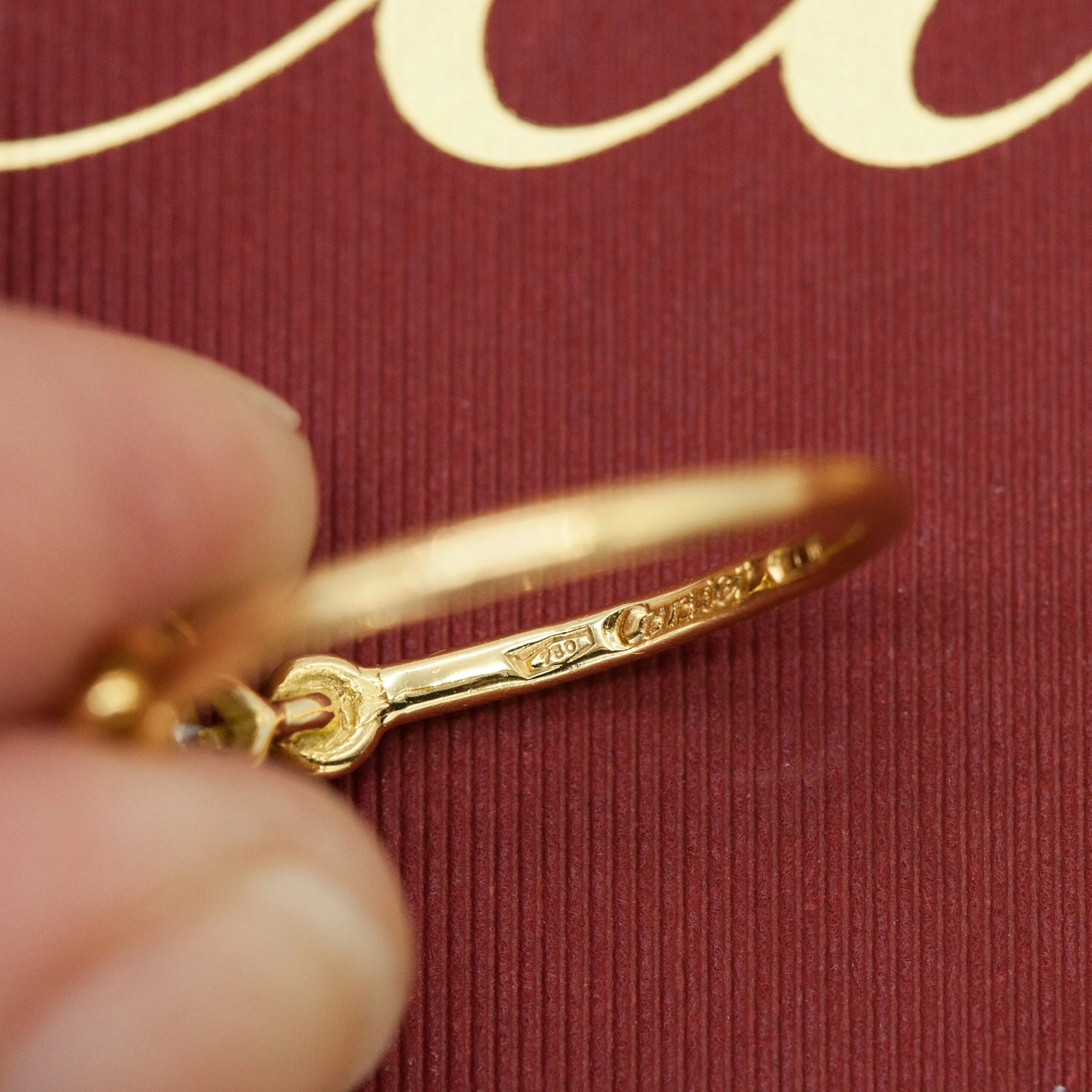 Cartier Hindu Floral Ring in Gold with Diamonds