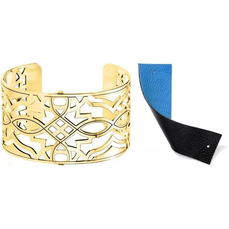 Christo Paris Wide Cuff Bracelet Set