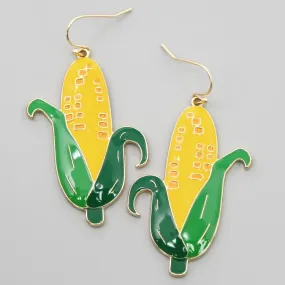 Corn Enamel Drop Earrings