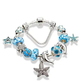 Crystal Enamel Beads Charm Beads Bracelet