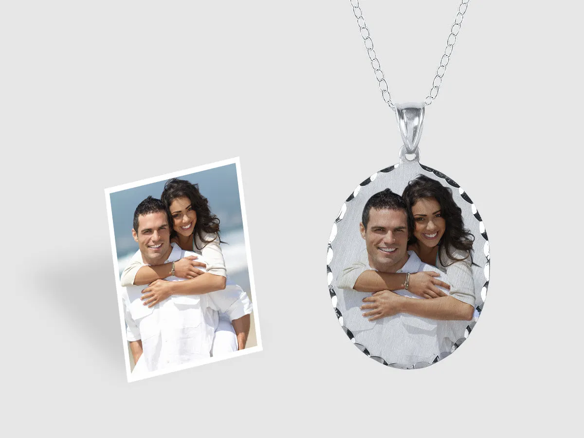 Custom Photo Charm Necklace