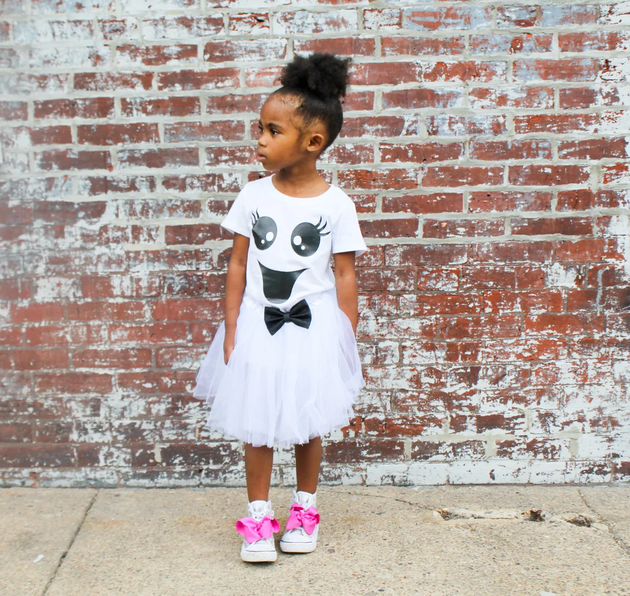 Cute Ghost Halloween Costume Tutu Outfit