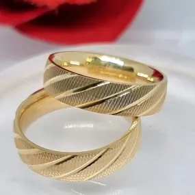 DAVIDOFF 18K Gold Wedding Rings