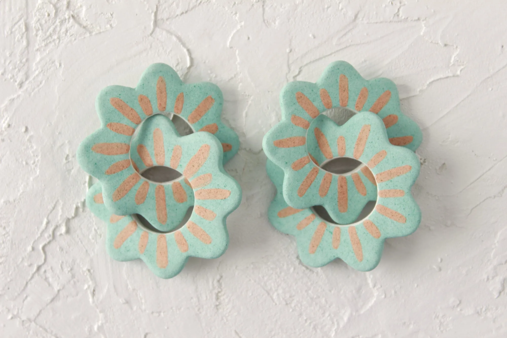 Flower Link Earrings