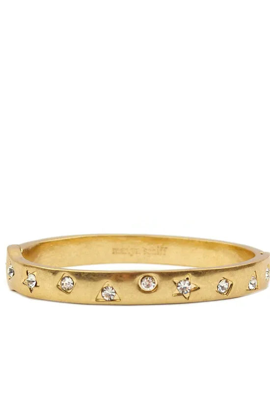 Hinge Bangle - Gold