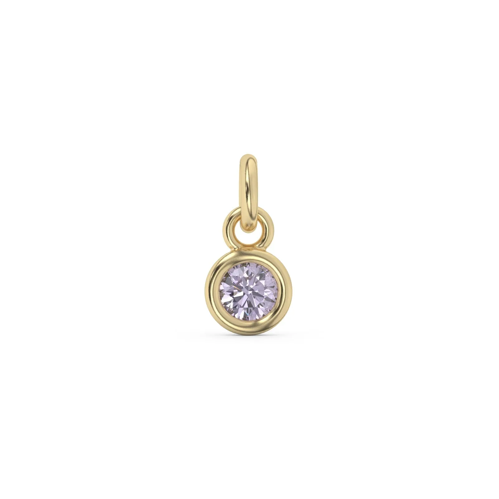 June Birthstone Charm | 10k Yellow Gold