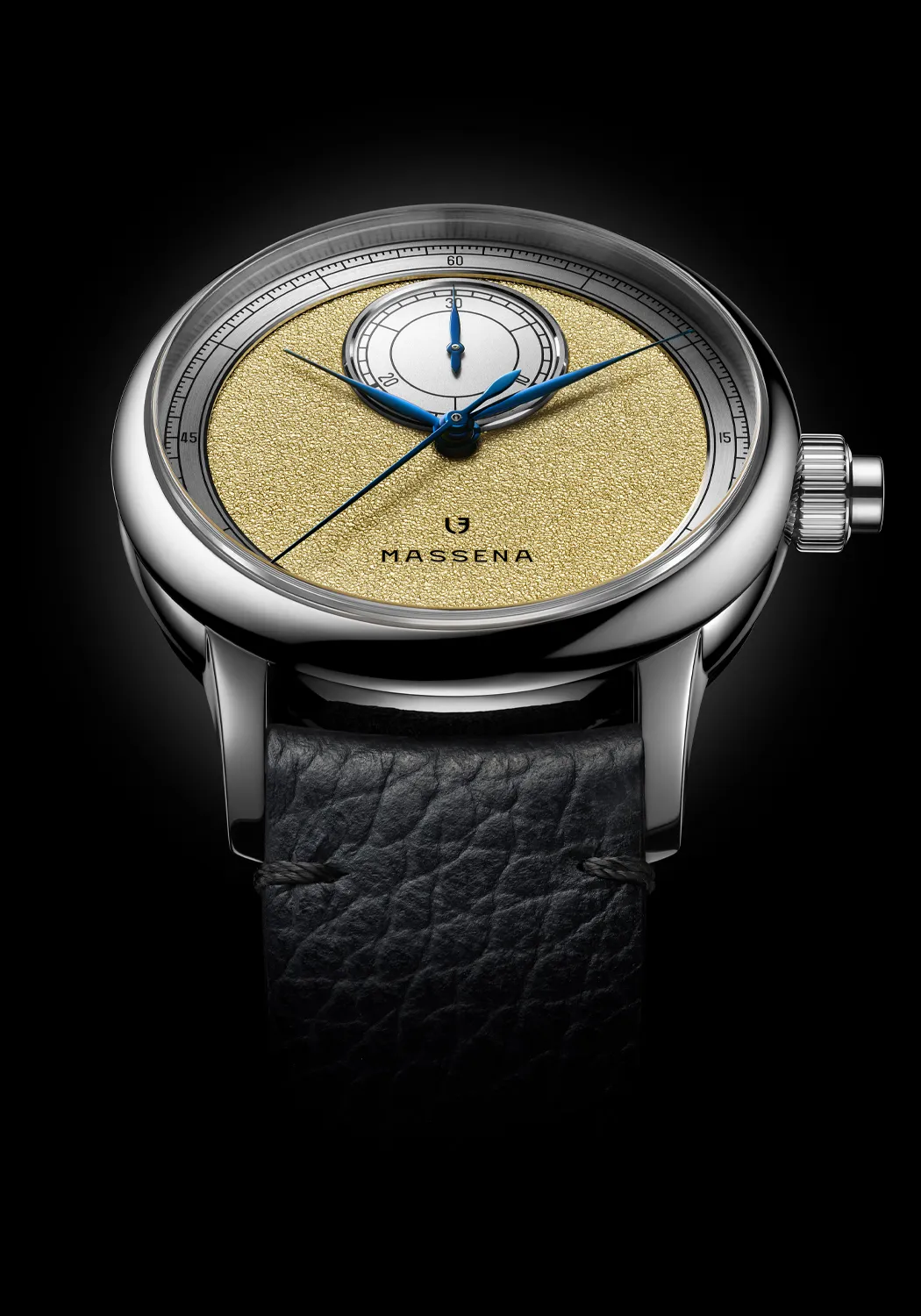 Louis Erard Le Chronographe Monopoussoir x Massena LAB Gold | LE100