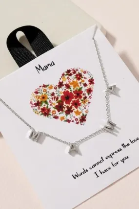 MAMA Charm Necklace