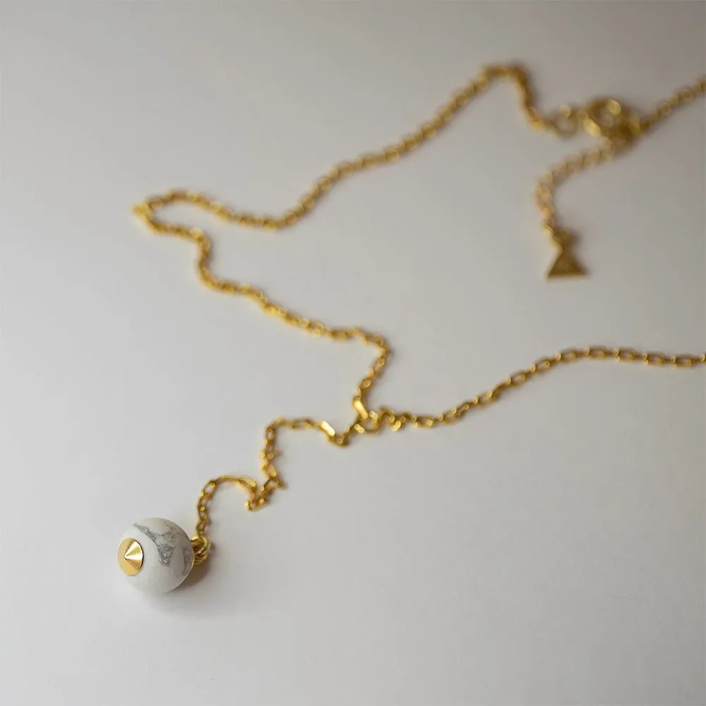 Marble Sphere necklace