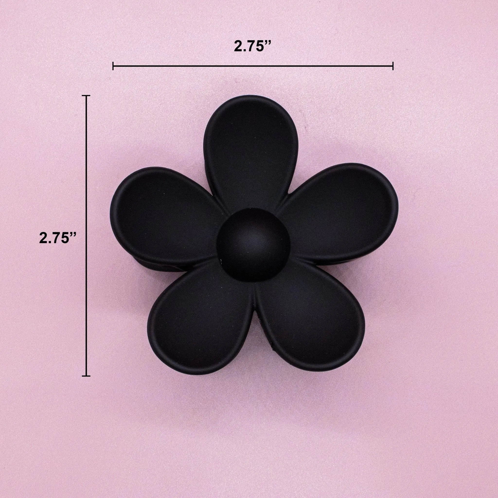 Matte Hair Claw Clip - Large Daisy Flower