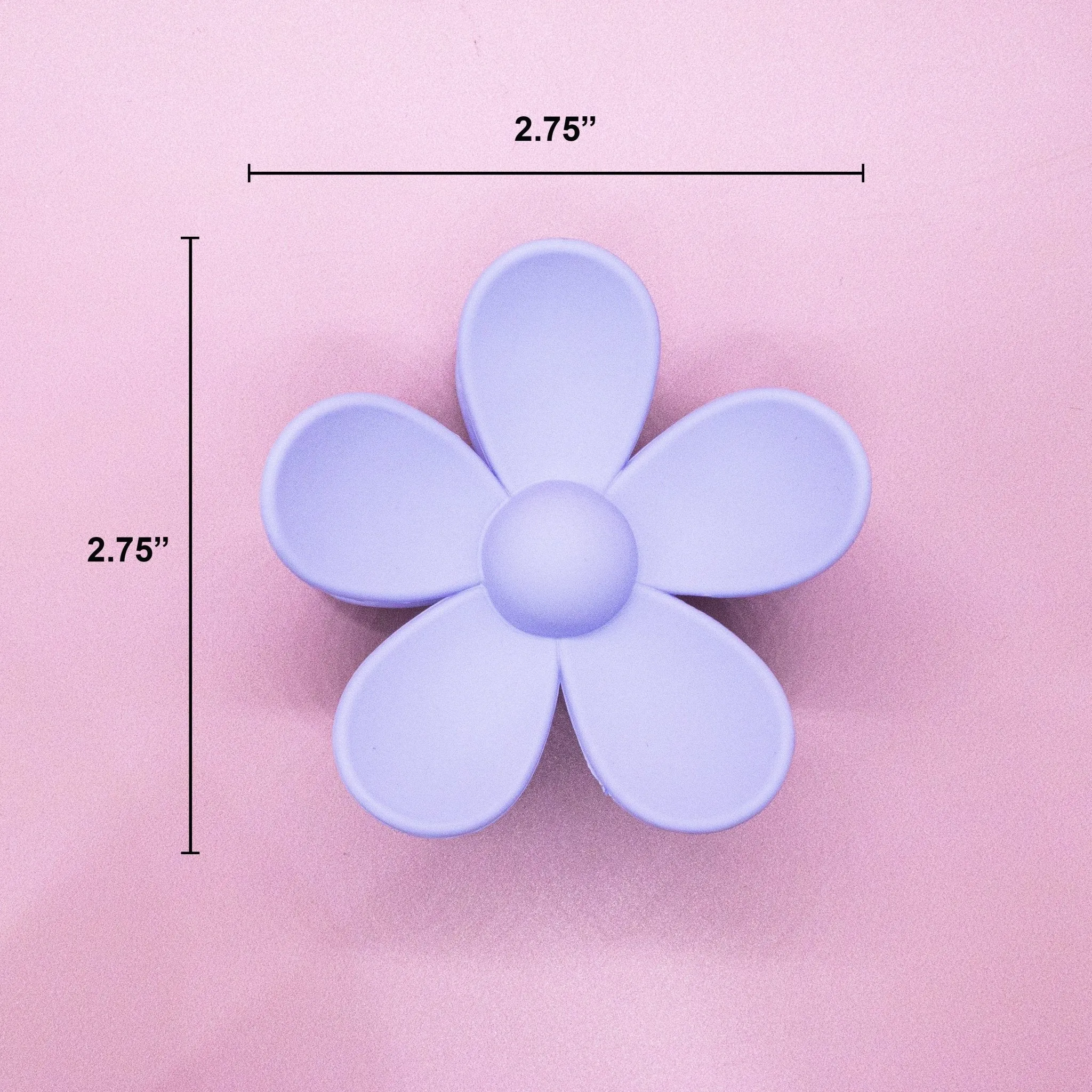 Matte Hair Claw Clip - Large Daisy Flower