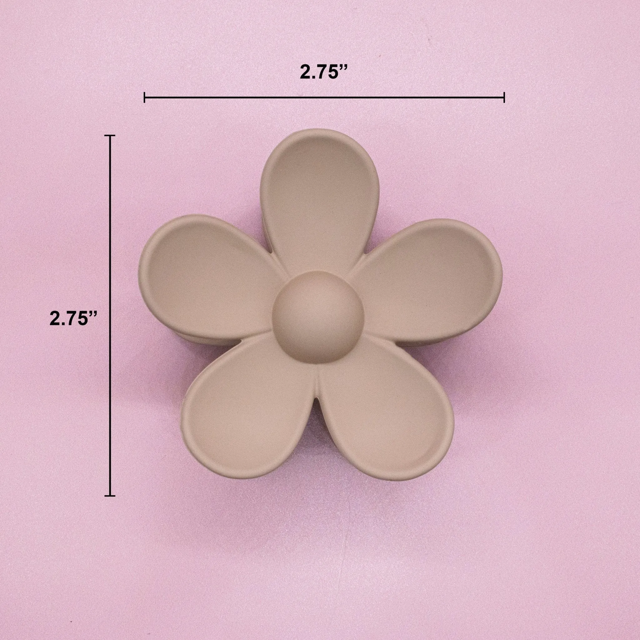 Matte Hair Claw Clip - Large Daisy Flower