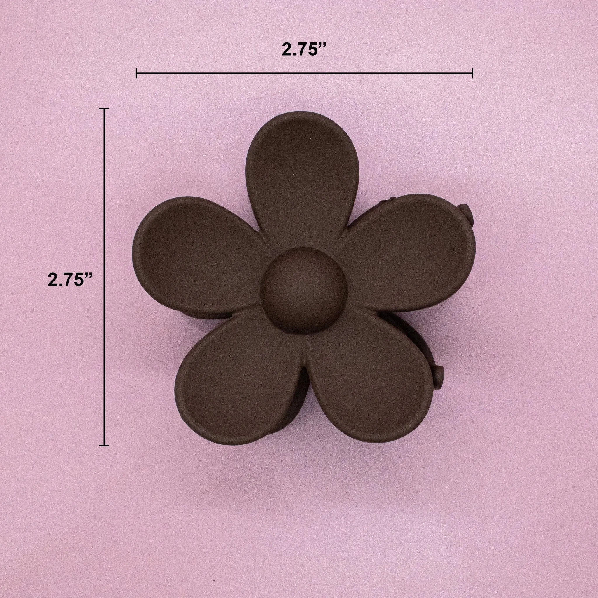 Matte Hair Claw Clip - Large Daisy Flower