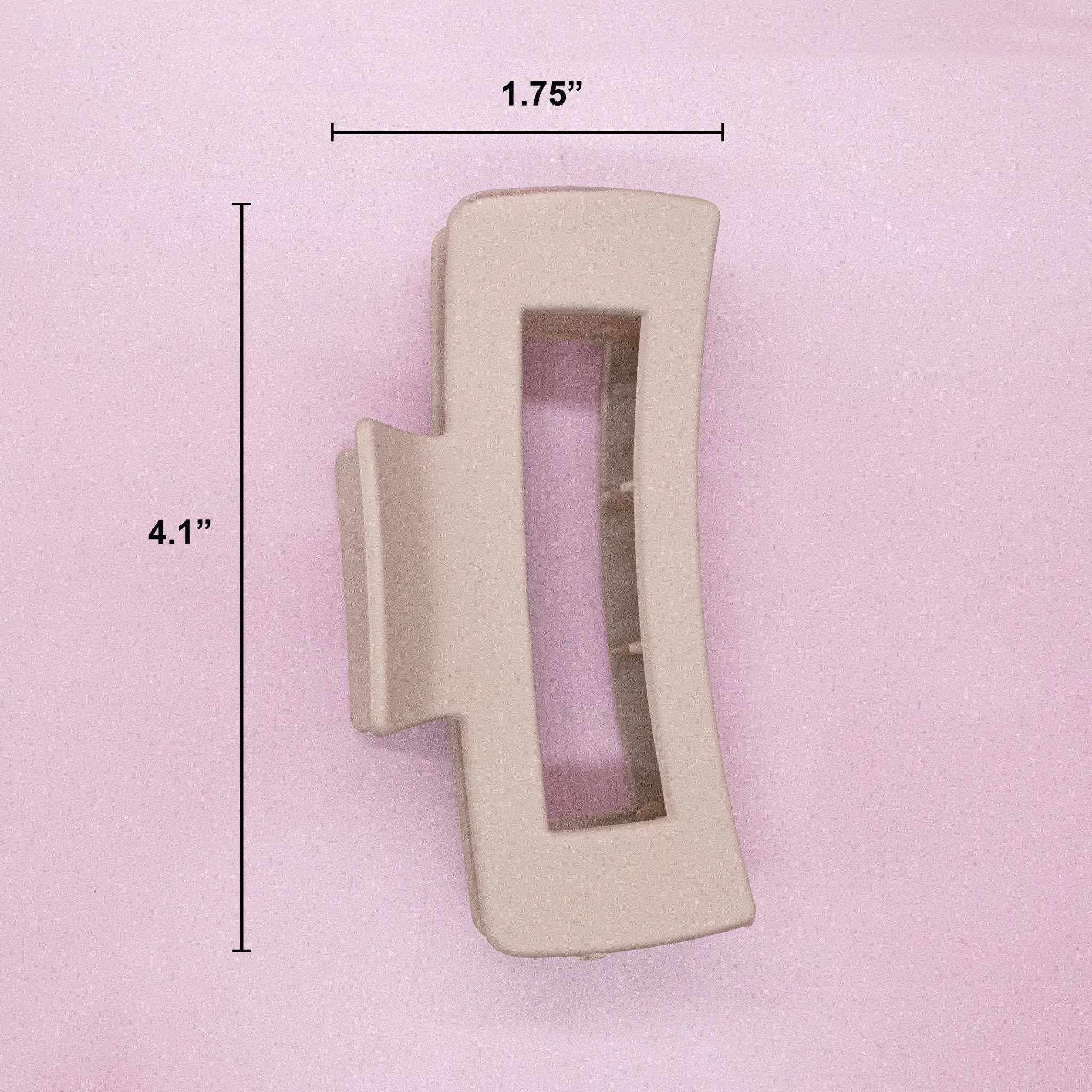 Matte Hair Claw Clip - Large Square