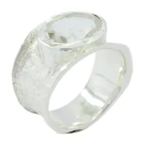 Mesmeric Stone Crystal Quartz Solid Silver Rings Wholesale Jewellery