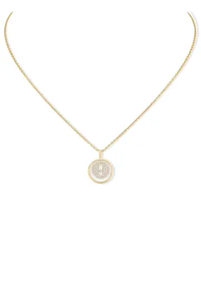 Messika Lucky Move PM Pavé Diamond 18KYG Necklace