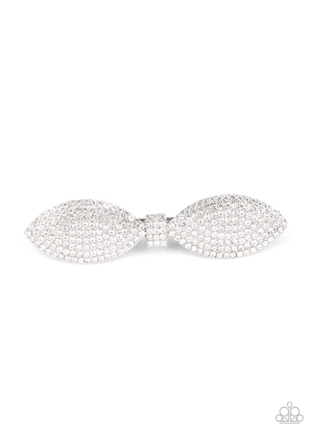 Mind-BOWing Sparkle - White Hair Clip