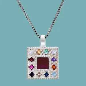 Nano Bible Silver Hoshen Pendant for woman