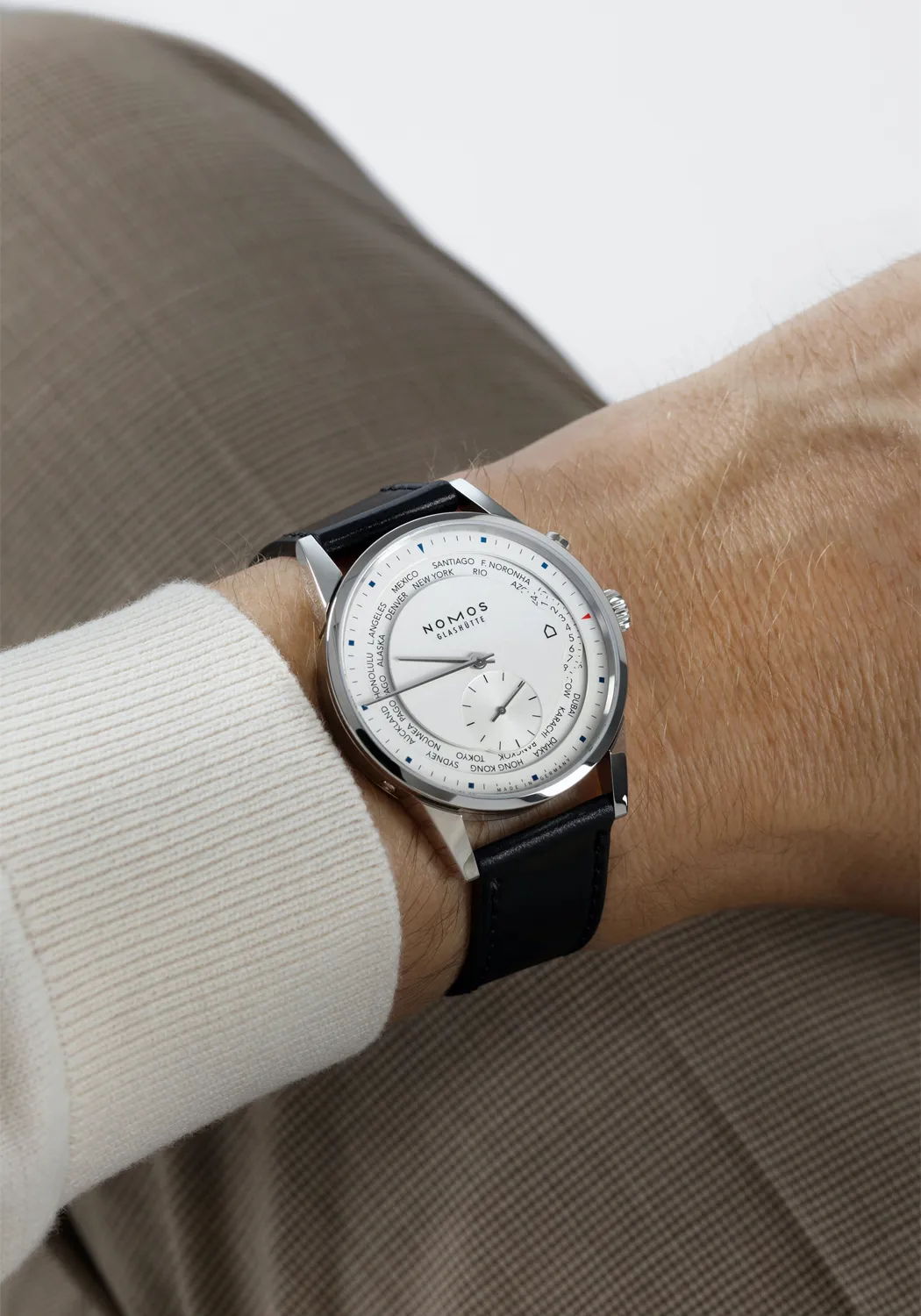 NOMOS Zurich World Time White | Ref. 805