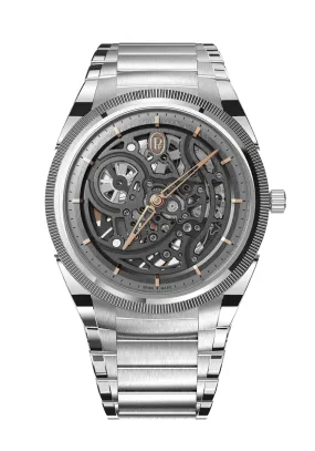 Parmigiani Fleurier Tonda PF Skeleton Steel Platinum Graphite