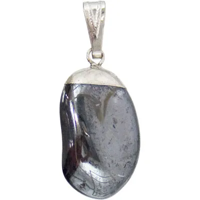 Pendant, Hematite - Tumbled