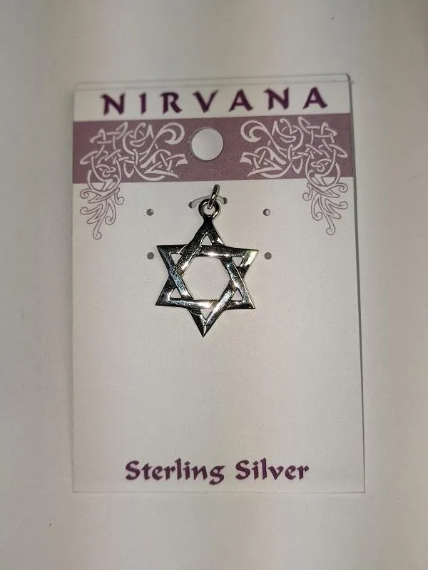 Pendant, Judaic Designs - Assorted designs in sterling silver