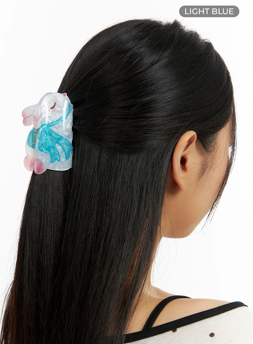 Rabbit Acrylic Hair Clip IF421