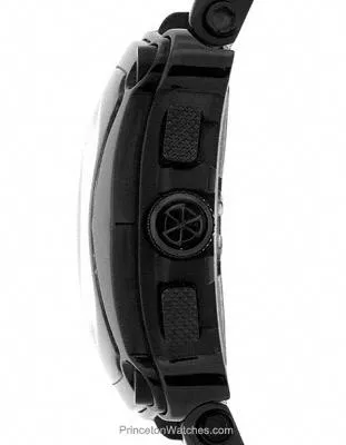 Reactor Nucleus Mens Watch - Black Coral Dial - Black Nitride Plated - Date