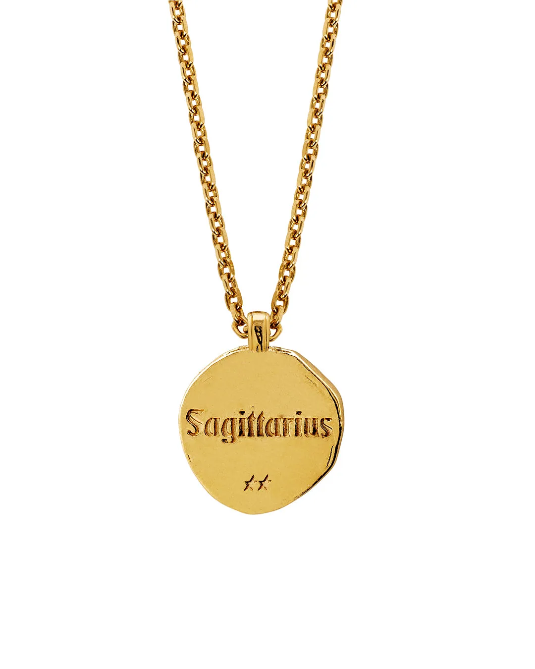 Sagittarius Necklace Gold