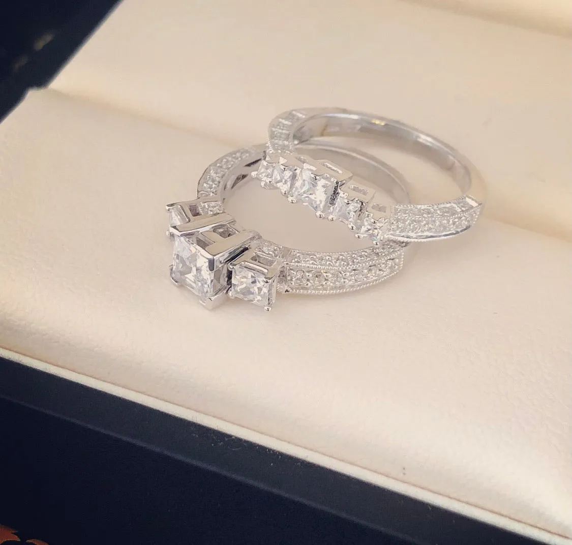 Sarina wedding rings ZWR011