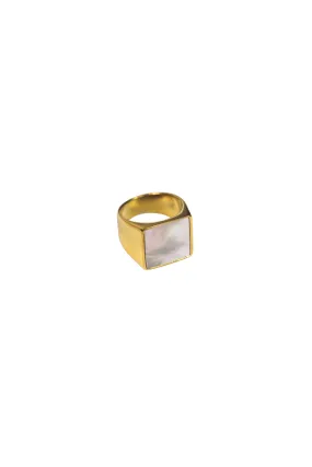 Shell Signet Ring