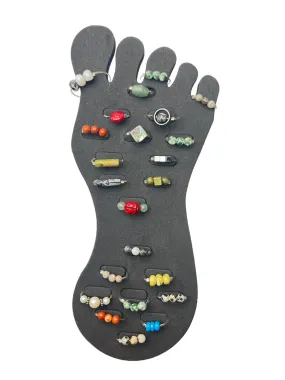 Stretch Gemstone Toe Rings