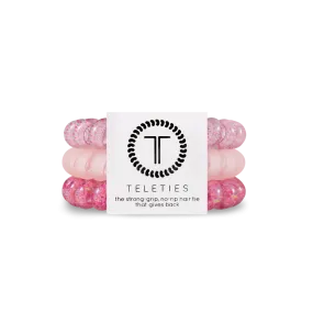 Teleties Hair Tie - Large Band Pack of 3 - Made Me Blush